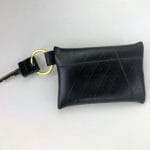 Back of mini coin bag keychain