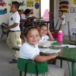 kids in classroom jungle school