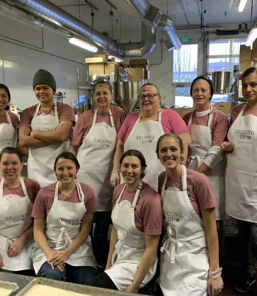 09Ground Up Women copy 1044x1200 Your edible corporate gifts can make a difference in the lives of women like those pictured here at Ground Up.