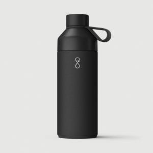 You can choose black for your custom metal water bottles with logo