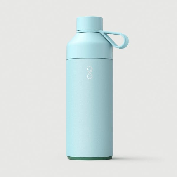 You can choose light blue for your custom metal water bottles with logo
